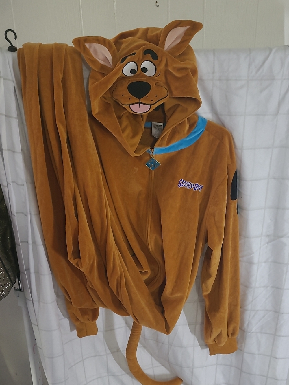 Adult Scooby Doo Jumpsuit Costume Cosplay -  Adult L/XL Halloween Unisex